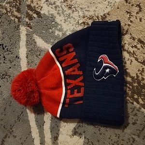 Texans BEANIE with pom, NWOT